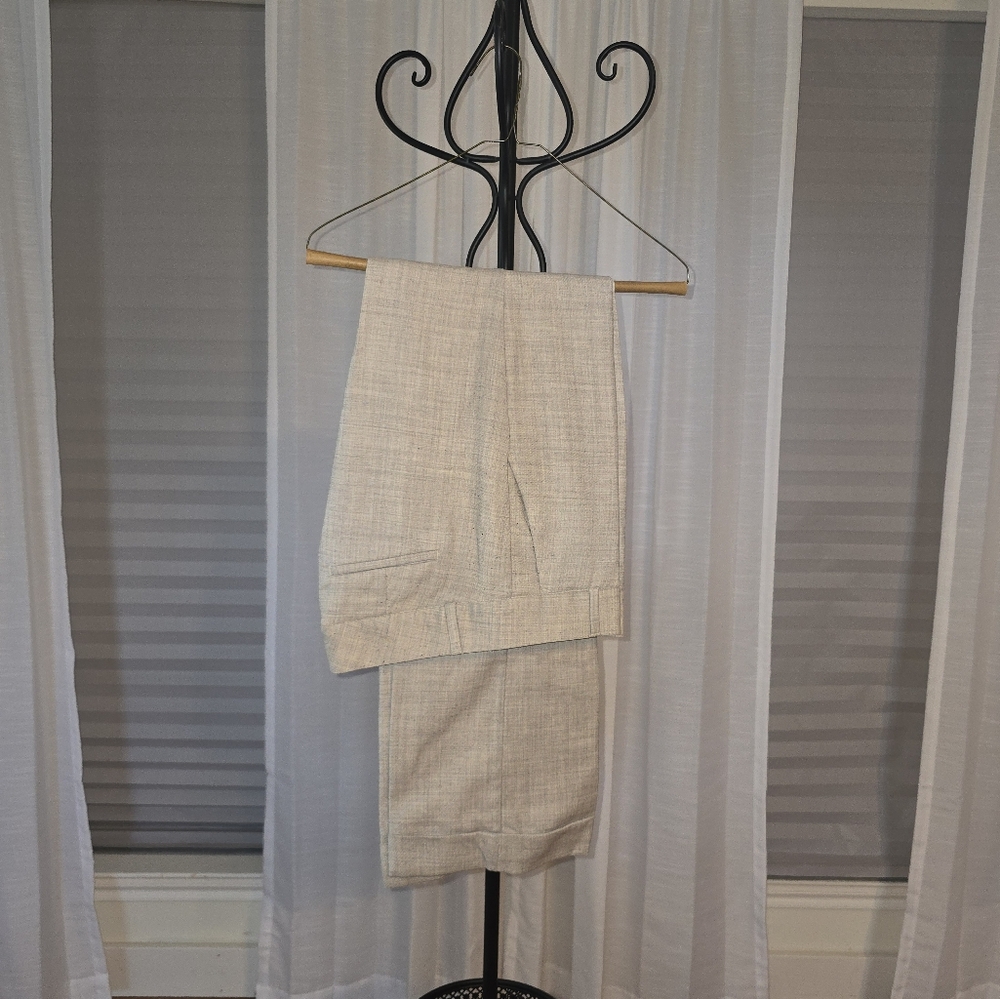 Banana Republic Subtle Gray Trousers sz 8 - Picture 4 of 11
